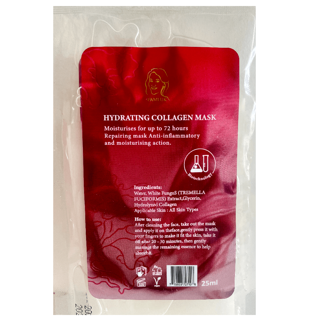 Hydrating Collagen Mask - Skin Care Premium By Fami UK - Fami UK | Premium Beauty Products