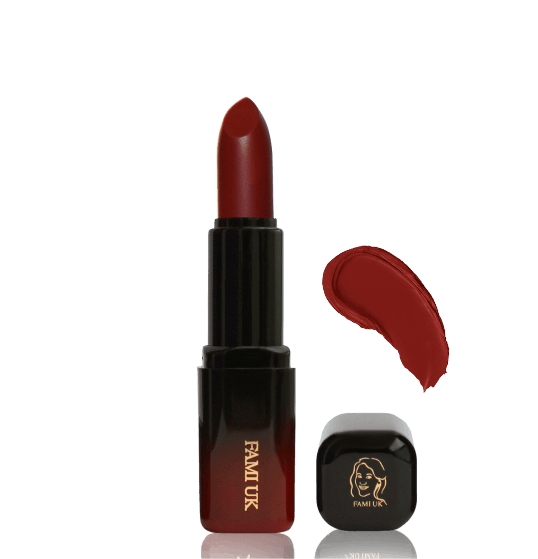 Maroon Matte Lipstick Long Lasting Nourishing Premium Lipstick - Skin Care Premium By Fami UK - Fami UK | Premium Beauty Products