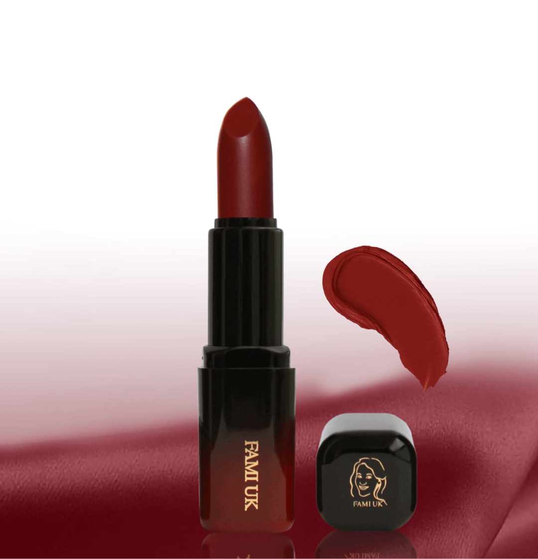Maroon Matte Lipstick Long Lasting Nourishing Premium Lipstick - Skin Care Premium By Fami UK - Fami UK | Premium Beauty Products