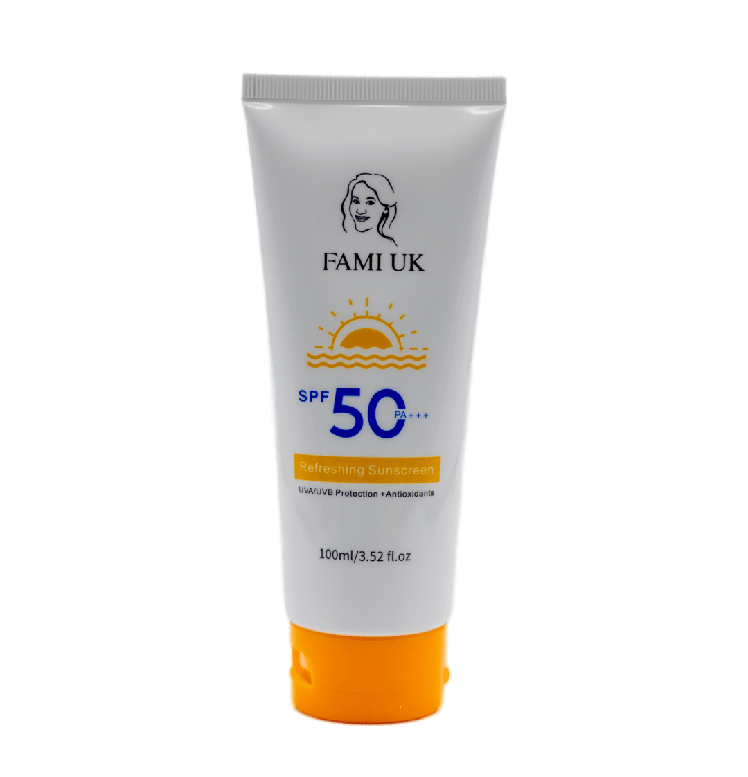 SPF 50+++ Refreshing sunscreen for all skin types - Skin Care Premium By Fami UK - Fami UK | Premium Beauty Products