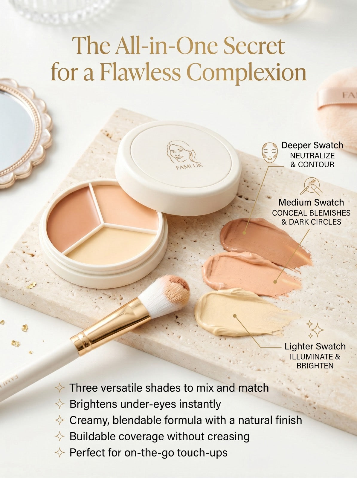 Brightening & Concealer Trio